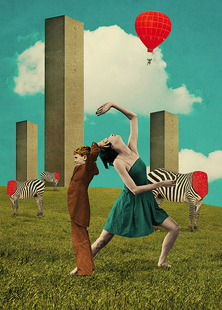 collage art by julien pacaud